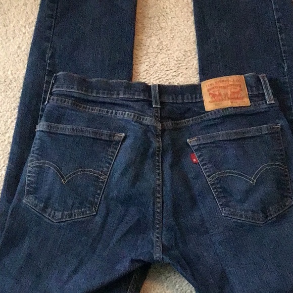 Mens Levi 505 Jeans - size 33x32 - Picture 2 of 3
